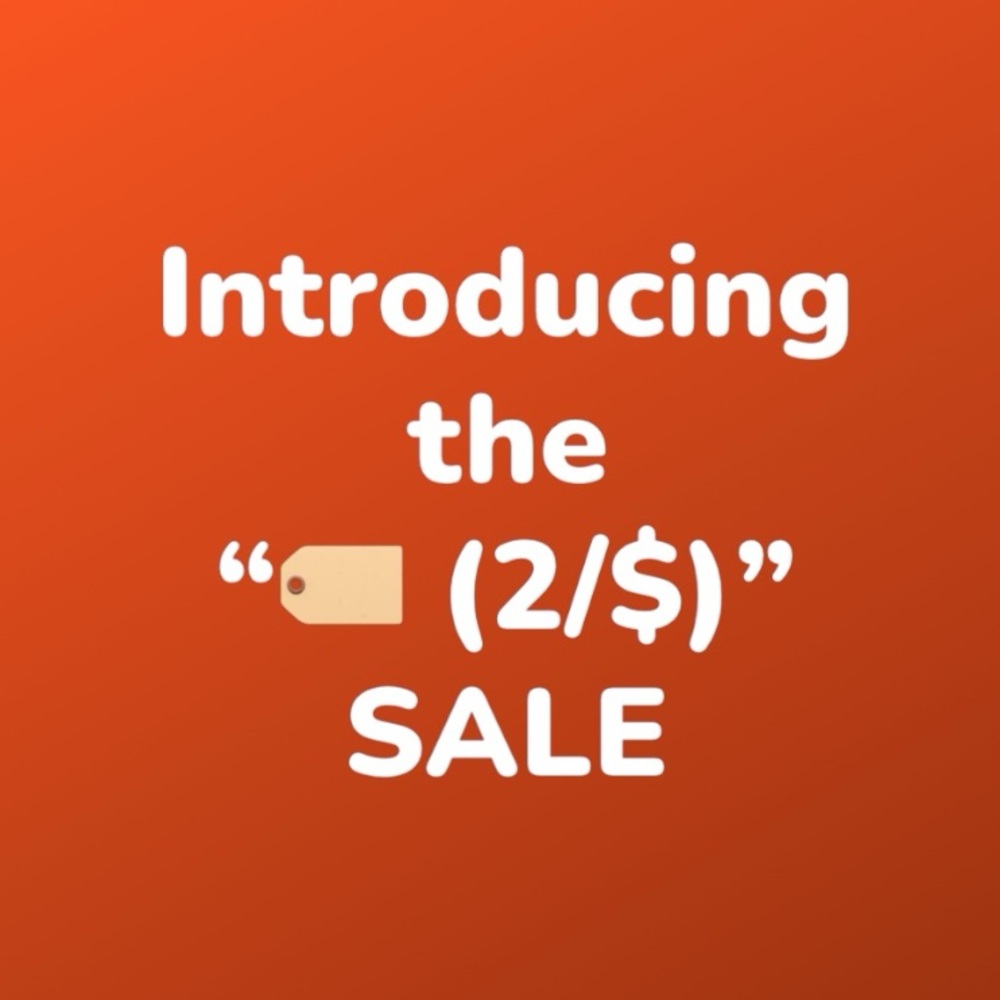 🔥 Introducing our FIRST “Orange” Sale in 2025!
